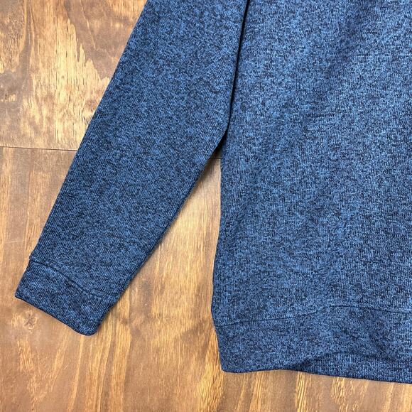 Eddie Bauer Mens Sweatshirt Blue Radiator Fleece Snap Mock Neck Long Sleeve M - Picture 3 of 13